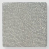 Strand Wasser Ripples & Sand Steinuntersetzer (Vorderseite)