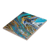 Strand, Wasser und Steine abstrakt Fliese (Seite)