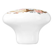 Strand Wasserfarbe der Ankerküste Keramikknauf (Seitenansicht)