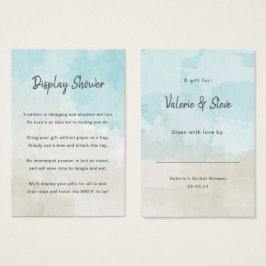 Strand Wasserfarbe Keine Wrap Dusche Geschenk-Tag