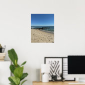 Strand-Wasserlandschaft-Poster Poster (Heimbüro)