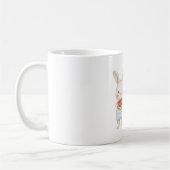 Strand Wassermelonen Hase Kaffeetasse (Links)