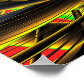 "Strand Wave" Poster (Ecke)