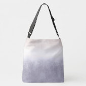 Strand Waves Modern Ocean/Gray Peri mit benutzerde Tragetaschen Mit Langen Trägern (Rückseite)