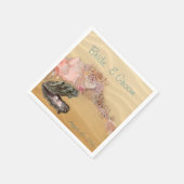 Strand Wedding Sandy Shore Serviette (Ecke)