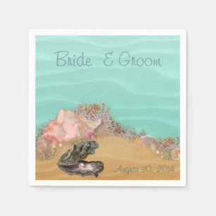 Strand Wedding Sandy Shore Serviette