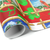 Strand-Weihnachten Geschenkpapier (Rolleneckpunkt)