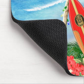 Strand-Weihnachten Mousepad (Ecke)