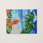 Strand-Weihnachten Puzzle (Horizontal)