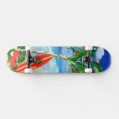 Strand-Weihnachten Skateboard (Horizontal)