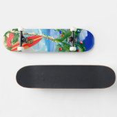 Strand-Weihnachten Skateboard (Horizontal)
