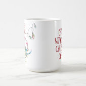 Strand-Weihnachts-Krebs-Kaffeetassen Kaffeetasse (Mittel)