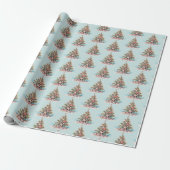 Strand-Weihnachtsbaum-Muster Geschenkpapier (Ungerollt)