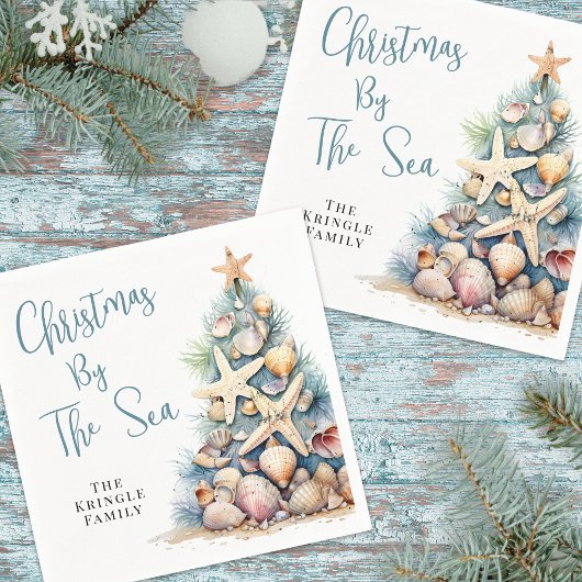 Strand-Weihnachtsfeier Serviette