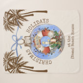 Strand-Weihnachtskranz Sherpadecke (Vorderseite (Horizontal))