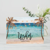 Strand werden Sie meine Vorlage Karte sein (Stehend Vorderseite)