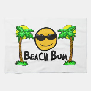 Strand-wertlos Sonnenschein-u. Palmen Geschirrtuch