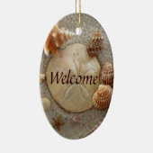 STRAND Willkommensschild Keramik Ornament (Rechts)