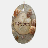 STRAND Willkommensschild Keramik Ornament (Links)