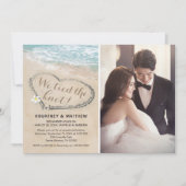 Strand Wir haben gepflügt | Wir banden das Knot-Fo Einladung (Vorderseite)