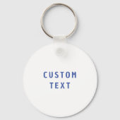 Strand Wohnen Coxy Kabine Palmen Linie zeichnend D Schlüsselanhänger (Rückseite)