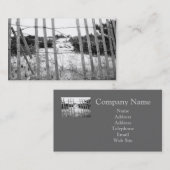 Strand-Zaun-Visitenkarte Visitenkarte (Vorne/Hinten)