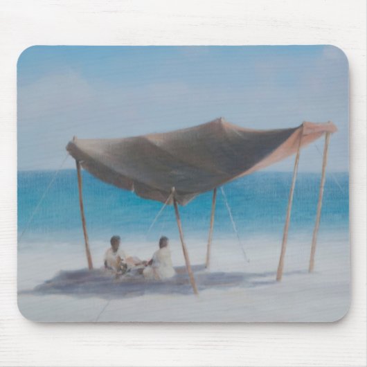 Strand-Zelt 2012 2 Mousepad (Vorne)