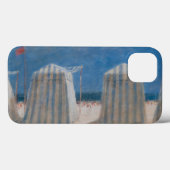Strand-Zelte Bretagne 2012 Case-Mate iPhone Hülle (Rückseite (Horizontal))