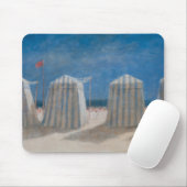Strand-Zelte Bretagne 2012 Mousepad (Mit Mouse)