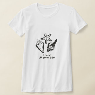 Strand-Zitat-T-Shirt T-Shirt