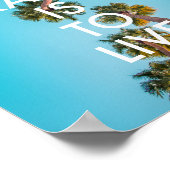 Strand zu reisen ist, zu leben, Geld Poster (Ecke)