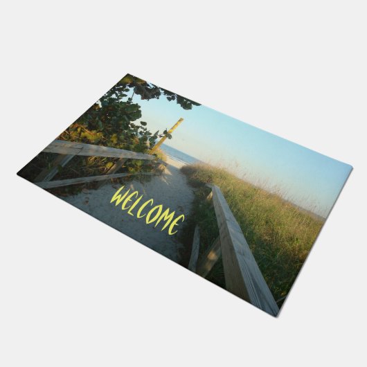Strand-Zugang Fußmatte (Schrägansicht)