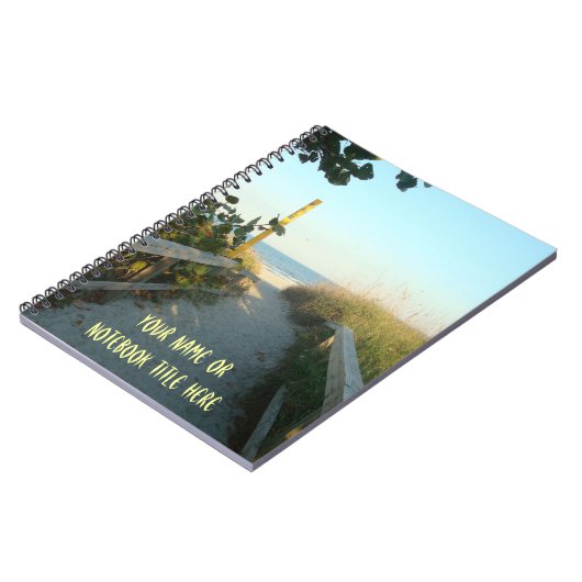 Strand-Zugang personalisiert Notizblock (Linke Seite)