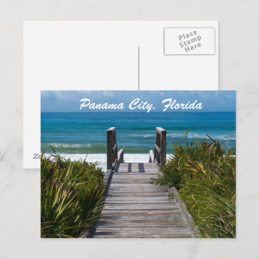 Strand-Zugang - Postkarte (Vorne/Hinten)