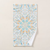 Strandabschnitt Wasserfarbe Mandala Badhandtuch Set (Handtuch)