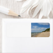 Strandadressen-Etiketten für den Lake Michigan (Insitu)