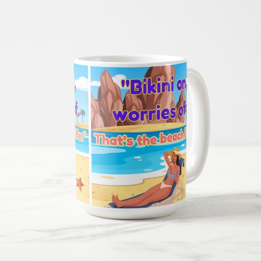 Strandangebot Kaffeetasse (VorderseiteRechts)