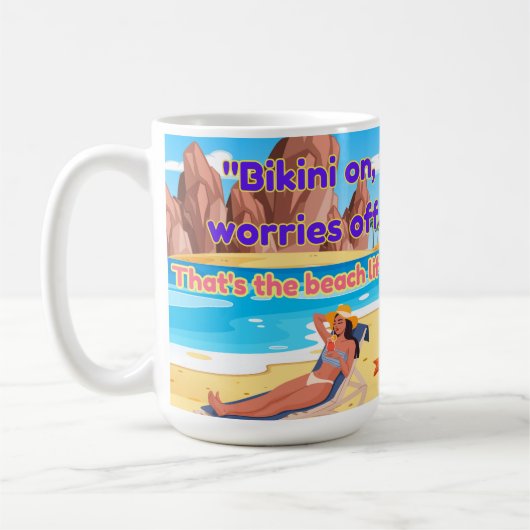 Strandangebot Kaffeetasse (Links)