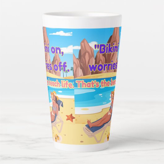 Strandangebot Milchtasse (Vorderseite)