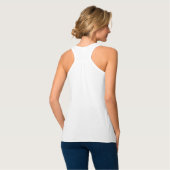 Strandangebot mit Weißfisch Tank Top (Rückseite Vollansicht)