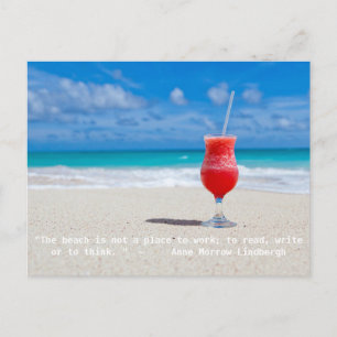 Strandangebot Postkarte