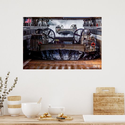 STRANDASSAULT - LCAC-10 POSTER (Küche)