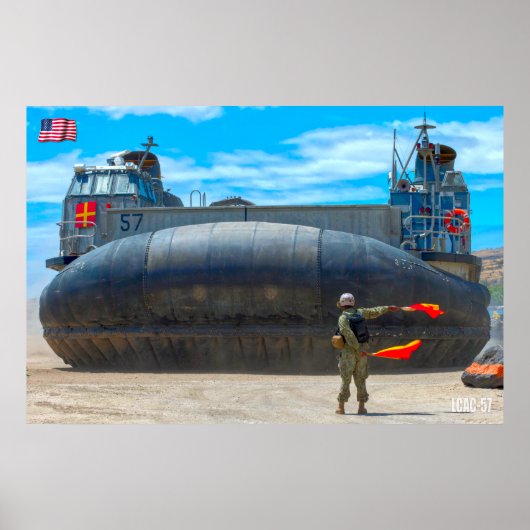 STRANDASSAULT - LCAC-57 POSTER (Vorne)