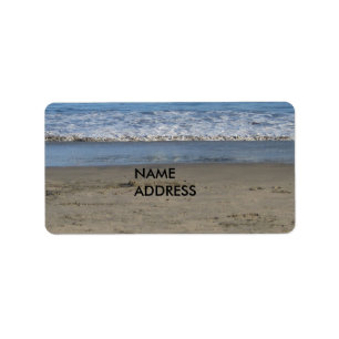 Strandaufkleber Adressaufkleber