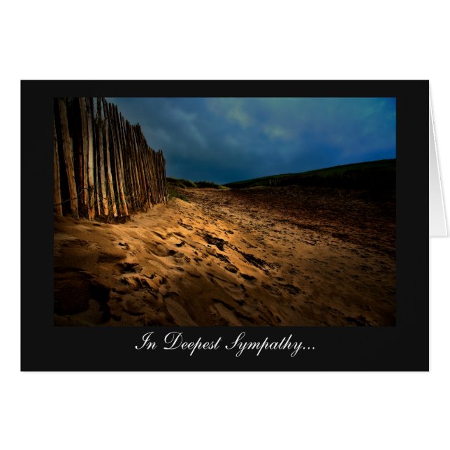 Strandausgang am Sonntag - Tieftes Beileid (Vorderseite (Horizontal))