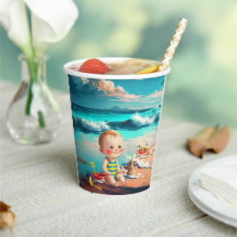 Strandbaby Pappbecher