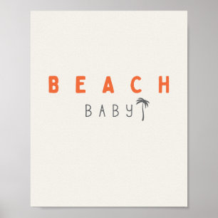 Strandbaby. Poster & Drucke