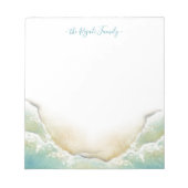 Strandbad Aquarellküste Notizblock (Vorderseite)