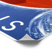 Strandbad Bregenz Austria Vintage Poster 1935 (Ecke)