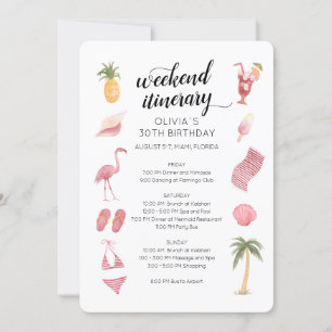 Strandbad Geburtstagswochenende Ausflug Einladung